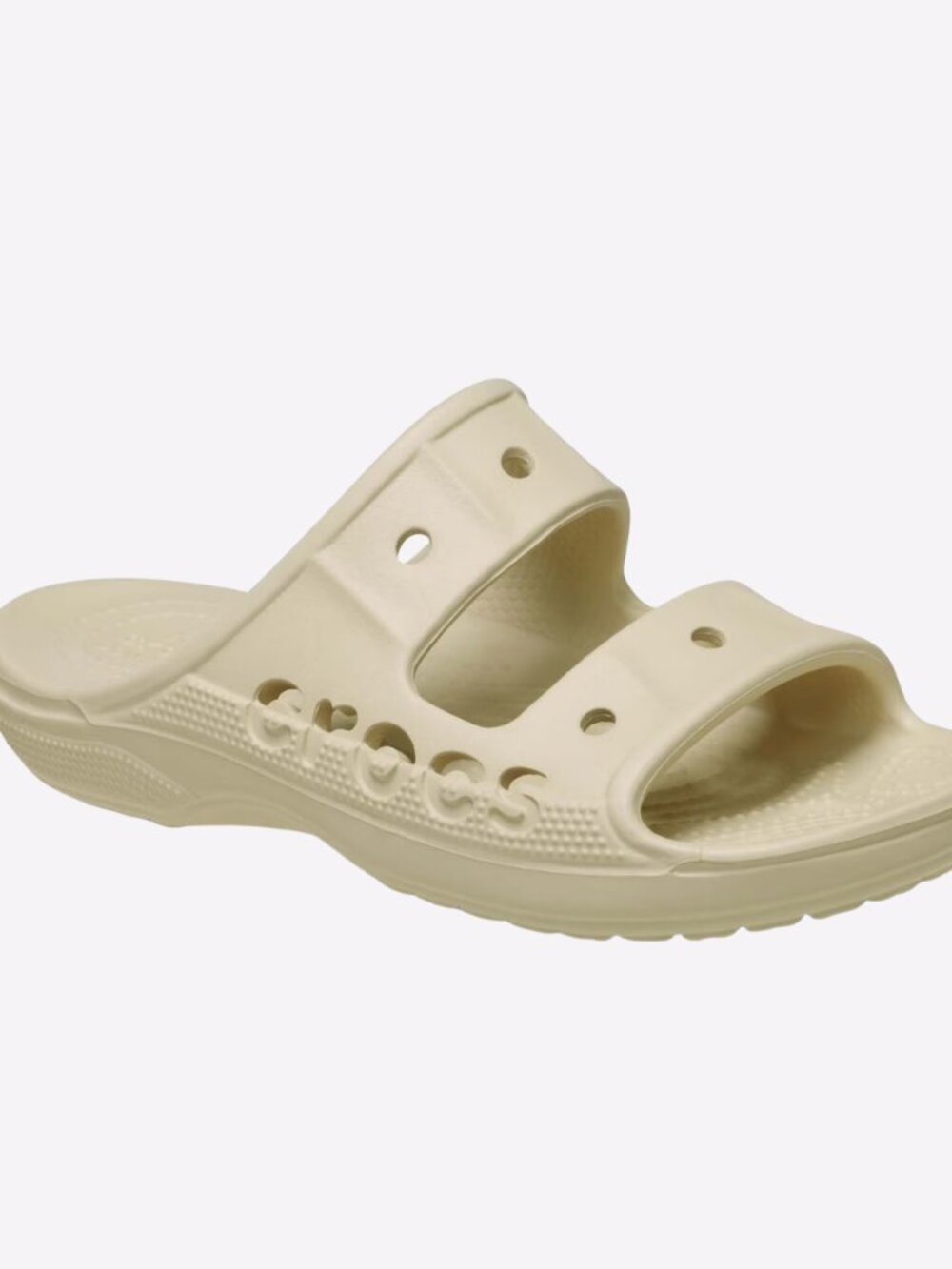 Crocs Unisex Baya Slide Sandals Winter White Womens Sz 8/Mens Sz 6 Flip Flop